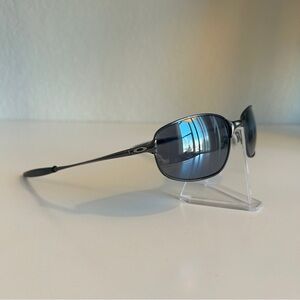 ❌ SOLD ❌ Vintage Oakley • BIG SQUARE WIRE Pewter/ Black Iridium Sunglasses Y2K